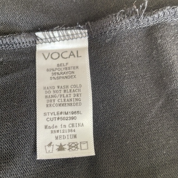 BLACK PULLOVER WITH SPARKLE V-NECK - Picture 8 of 8